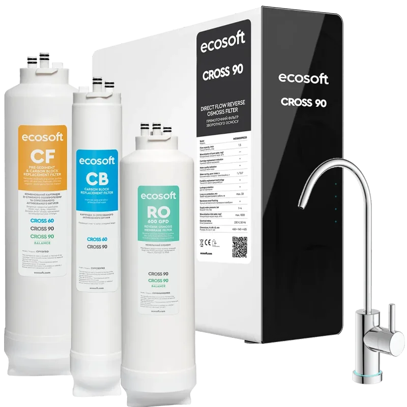 Ecosoft Cross 90 : L'Osmoseur Direct Flow Intelligent et Ultra-Compact